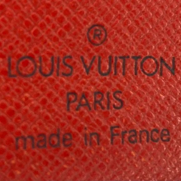 Louis Vuitton Red Leather Epi Textured Wallet - Picture 5 of 15